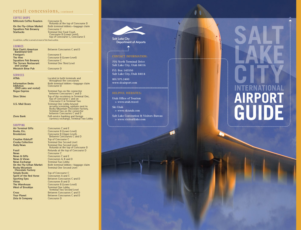 Salt Lake City International Airport Brochure