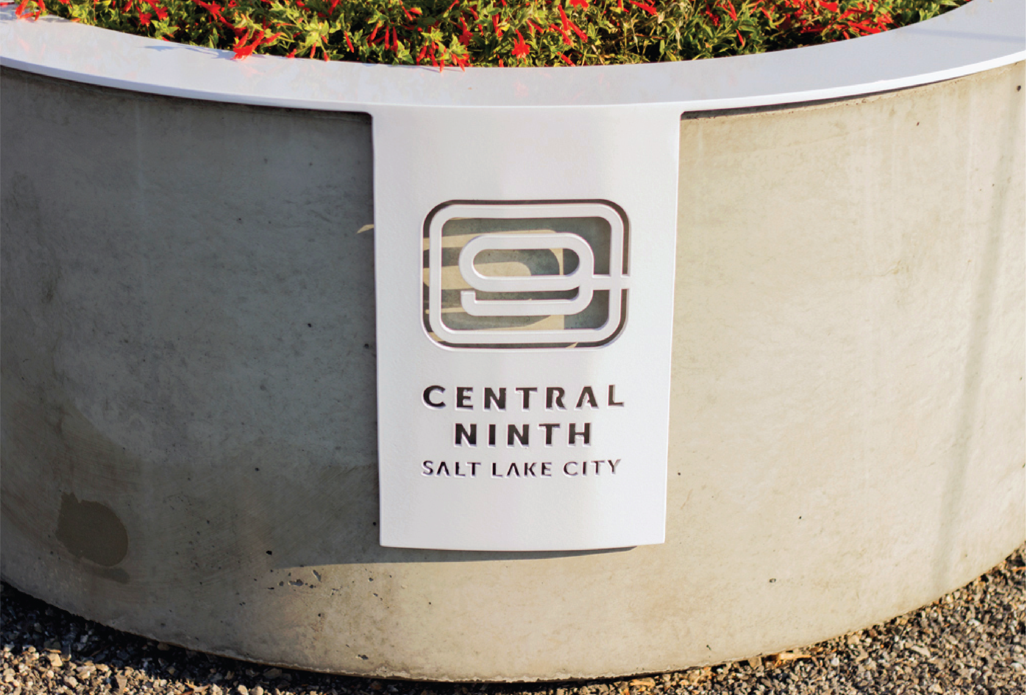 Central and 9th branding materials